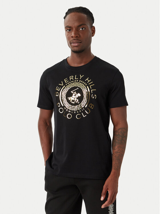 Beverly Hills Polo Club Tricou M1342 Negru Regular Fit