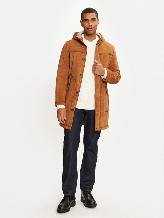 Milestone Milestone Zimski plašč Gabriel 431629 21035 Rjava Regular Fit