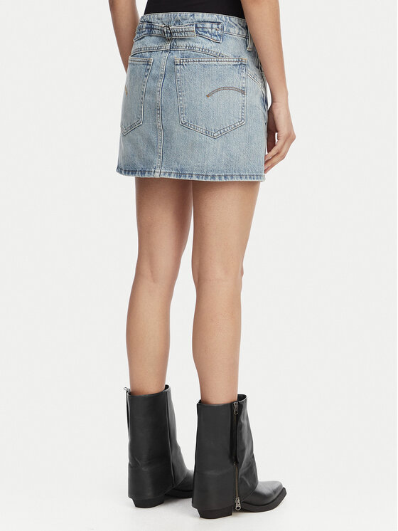 G-Star Raw G-Star Raw Spódnica jeansowa Cinch D28409-E352 Niebieski Regular Fit
