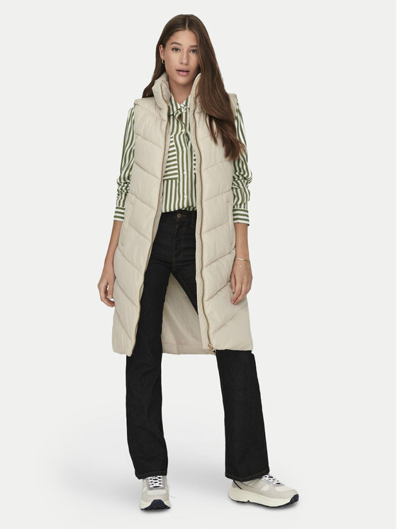 JDY JDY Безрукавка Finno 15305655 Бежевий Regular Fit