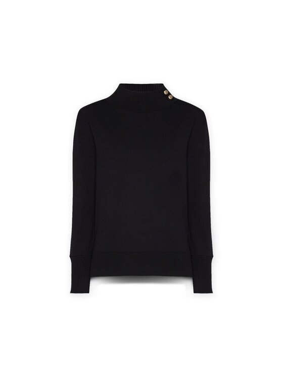 Elena Mirò Elena Mirò Cardigan M456Z000586N033 Nero Boxy Fit