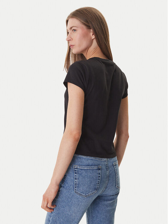 DKNY DKNY Tričko DJ6T1740 Čierna Regular Fit