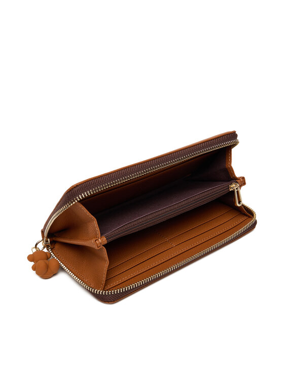TOUS TOUS Große Damen Geldbörse Brenda 2002105444 Braun