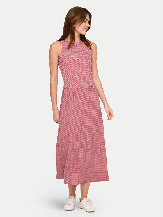 ONLY ONLY Poletna obleka Celle 15369284 Rdeča Regular Fit