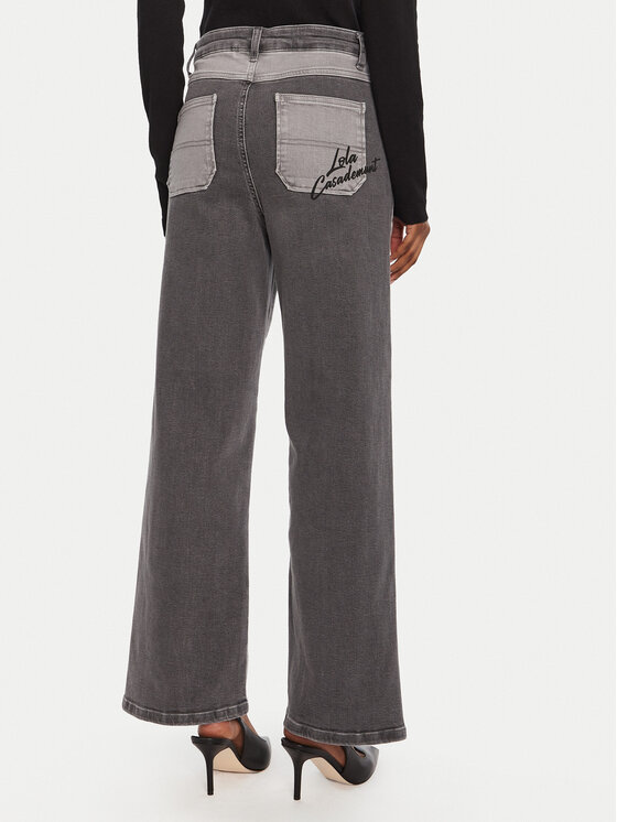 LOLA CASADEMUNT LOLA CASADEMUNT Blugi LF2514015 Gri Wide Leg