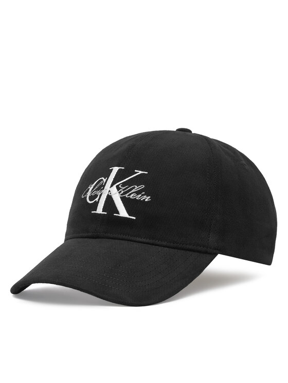 Calvin Klein Calvin Klein Czapka z daszkiem Lurex Graphic Script Monologo Ca LV04F5115G Czarny