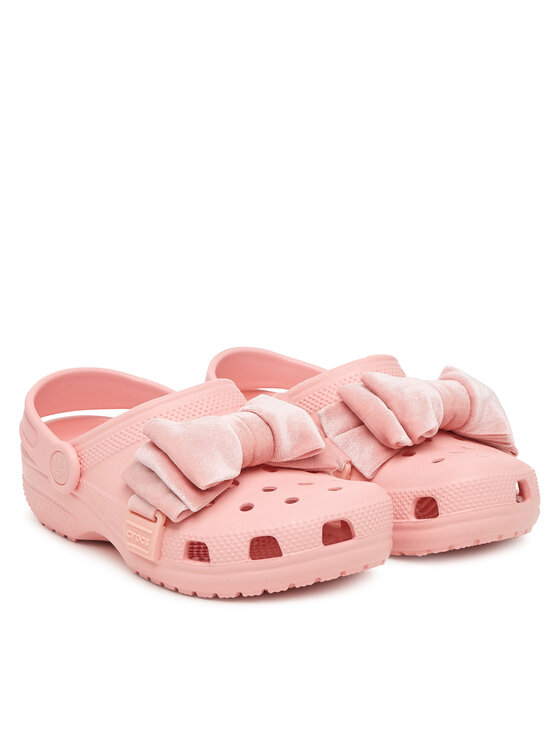 Crocs Crocs Παντόφλες Classic Bow Clog 211886 Ροζ