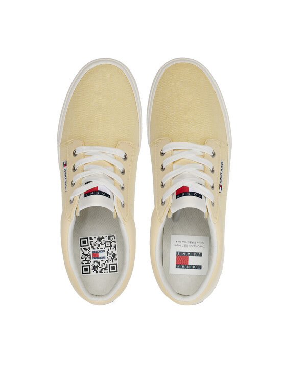 Tommy Jeans Tommy Jeans Tenis superge Tjw Vulc Skate Derby EN0EN02494 Rumena