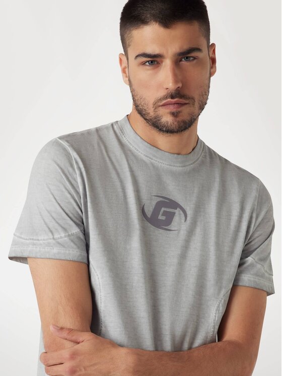 Guess Guess T-Shirt 176629 Szary Classic Fit