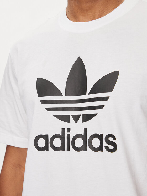 adidas adidas Футболка adicolor Trefoil IV5353 Білий Regular Fit