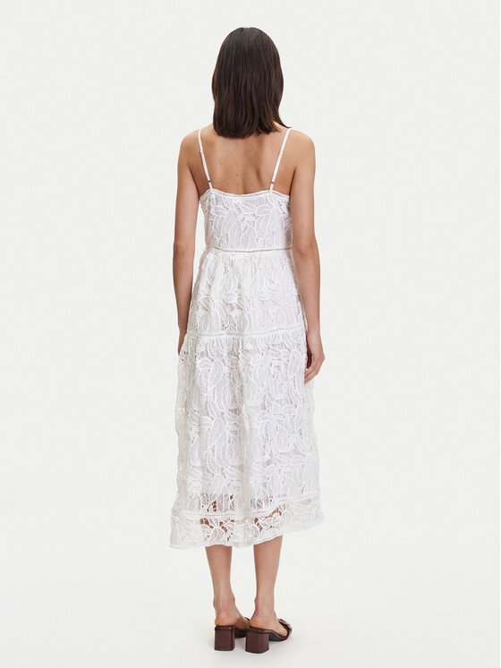 YAS YAS Sommerkleid Lifa 26037183 Weiß Regular Fit