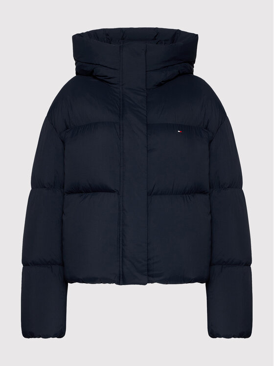 Tommy Hilfiger Tommy Hilfiger Pehelykabát WW0WW29933 Sötétkék Loose Fit