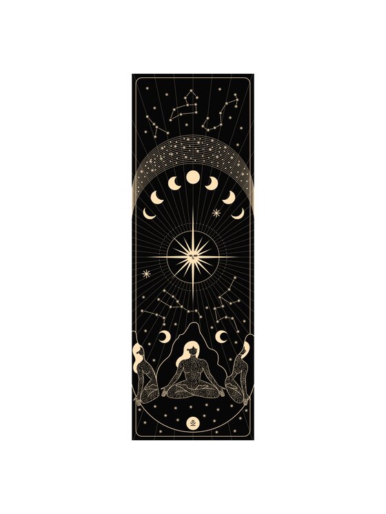 Mata do ćwiczeń Moonholi, Czarny, UNIVERSE