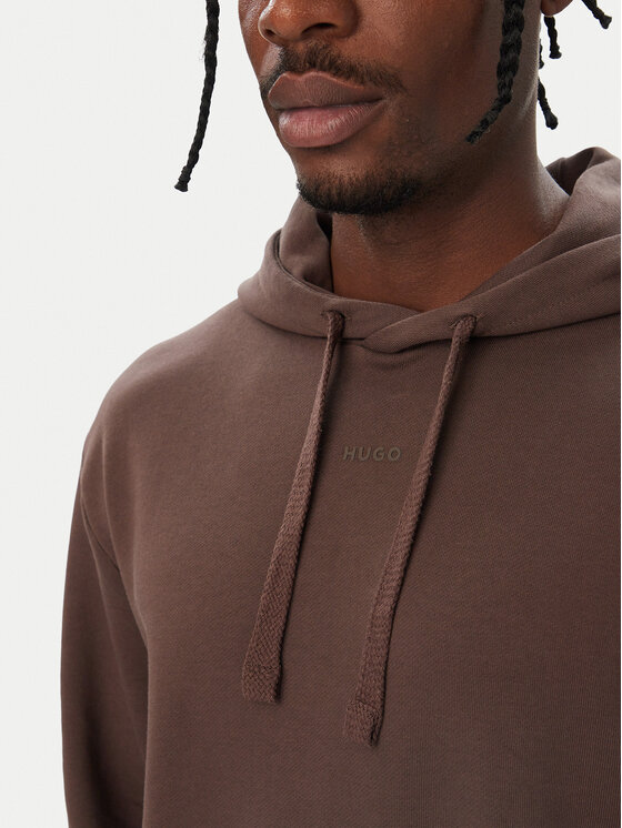 HUGO HUGO Pluus Dapo 50486478 Tumepruun Relaxed Fit