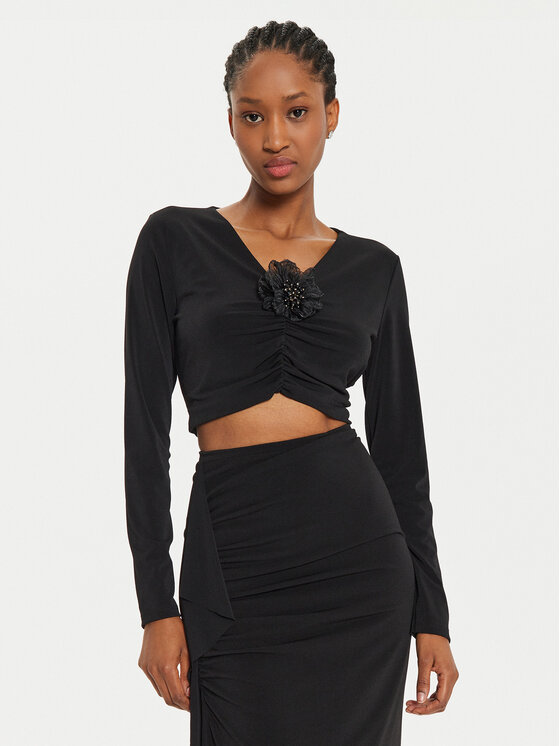 ViCOLO ViCOLO Bluza US0025 Črna Slim Fit