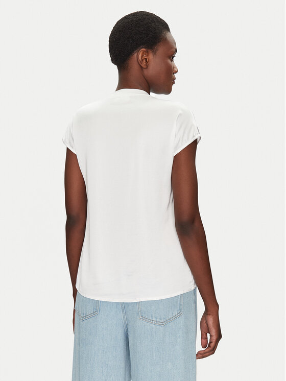 ViCOLO ViCOLO Bluzka TD0009 Biały Relaxed Fit