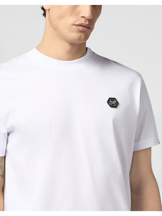 PHILIPP PLEIN PHILIPP PLEIN T-Shirt 29830 Biały Regular Fit