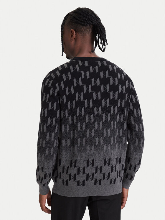KARL LAGERFELD KARL LAGERFELD Sweter 655015 564304 Czarny Regular Fit