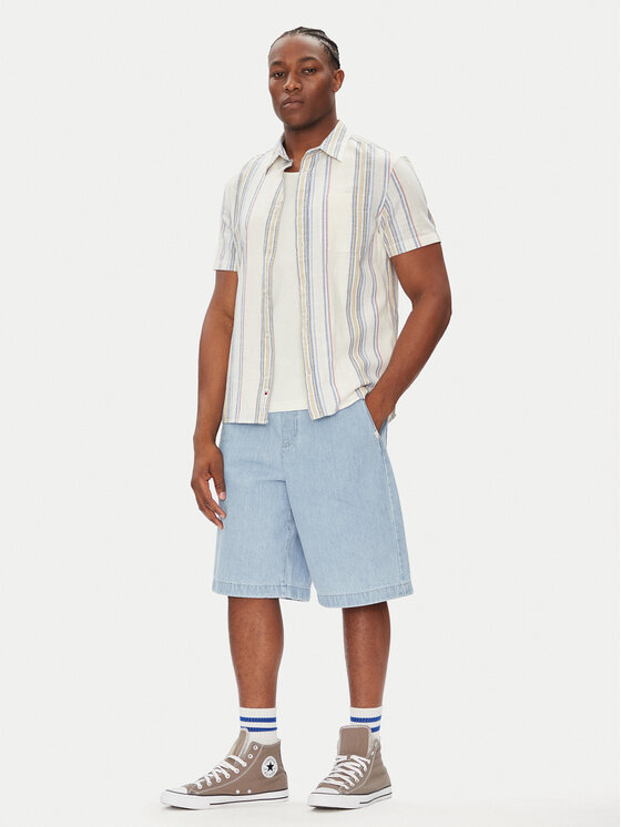 Element Element Szorty jeansowe Chillin ELYDS00103 Błękitny Relaxed Fit