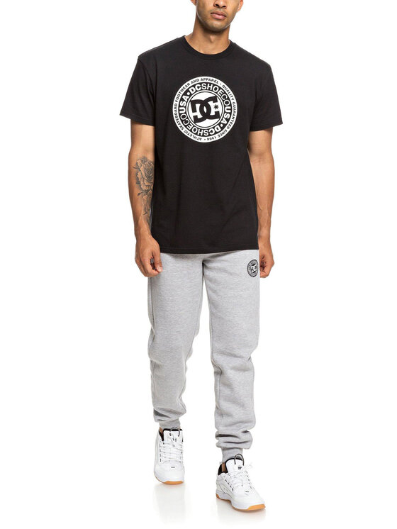 DC DC T-shirt EDYZT03901 Nero Regular Fit