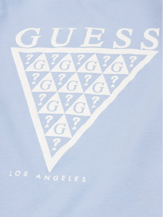 Guess Guess Majica K01I14 K82K0 Modra Regular Fit