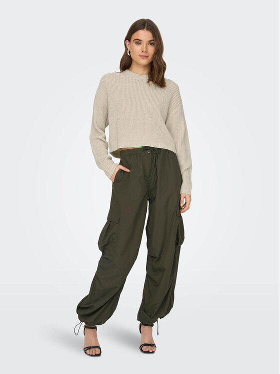 ONLY Pulover Malavi 15284453 Bej Regular Fit