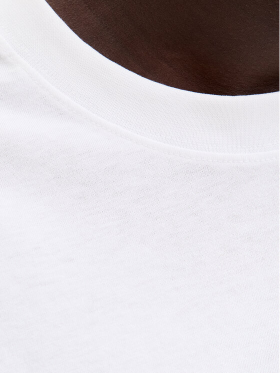 Jack & Jones Jack & Jones Tricou Club 12289868 Alb Relaxed Fit
