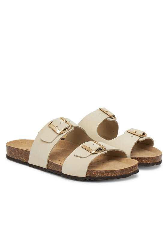 Geox Geox Şlapi Brionia D35LSL 00032 C1122 Écru