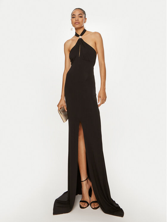 Elisabetta Franchi Elisabetta Franchi Rochie de seară AB-71-747E2-V640 Negru Regular Fit