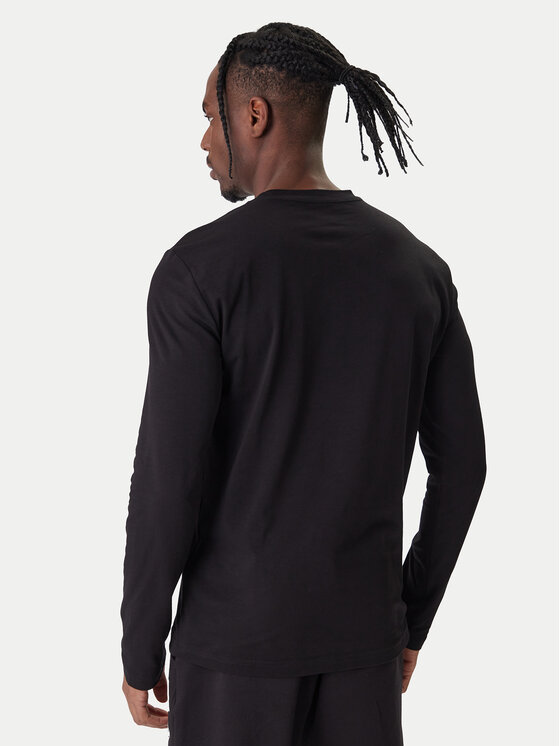 EA7 Emporio Armani EA7 Emporio Armani Longsleeve 7M001310 AF10373 UC001 Чорний Regular Fit
