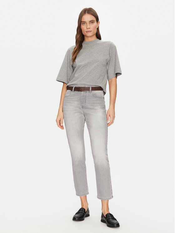 Please Please Дънки P2TDCT5W8S Сив Regular Fit