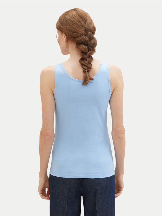 Tom Tailor Tom Tailor Top 1040552 Albastru celest Regular Fit