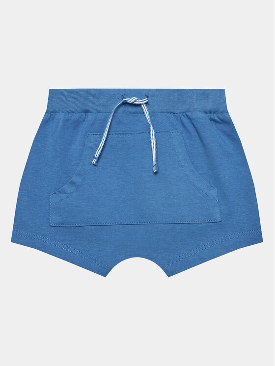 United Colors Of Benetton United Colors Of Benetton Šortky z materiálu 3BL0A9006 Modrá Regular Fit