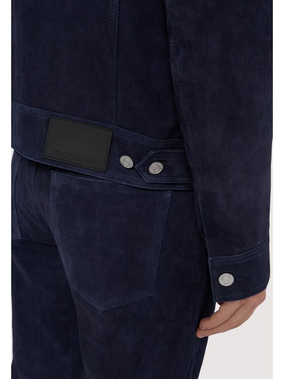 Trussardi Trussardi Giacca di pelle R304M000007N024 Blu Regular Fit