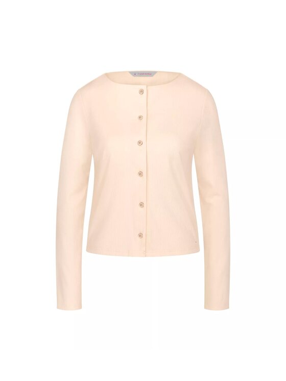 Triumph Triumph Kardigan Natural Spotlight Rib Cardigan Écru Regular Fit