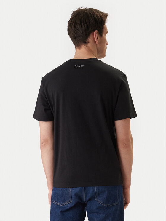 Calvin Klein Jeans Calvin Klein Jeans Póló LV04RF822G Fekete Regular Fit