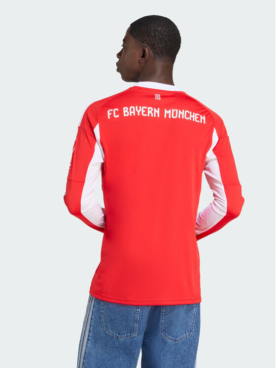 adidas adidas Koszulka techniczna FC Bayern 25/26 Home Jersey Czerwony Slim Fit