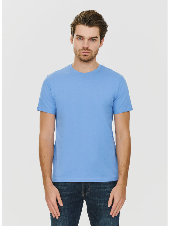 Pako Lorente Pako Lorente T-Shirt P24SF-TT-001 Błękitny Regular Fit