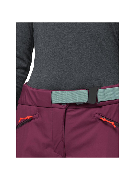 Jack Wolfskin Jack Wolfskin Spodnie dresowe Jack Wolfskin Alpspitze Pants W Fioletowy Regular Fit