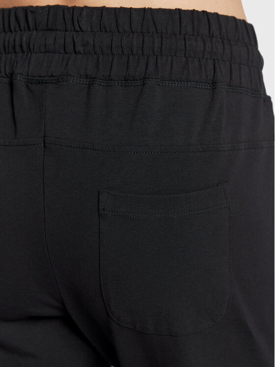 Seidensticker Seidensticker Spodnie piżamowe 12.500068 Czarny Regular Fit