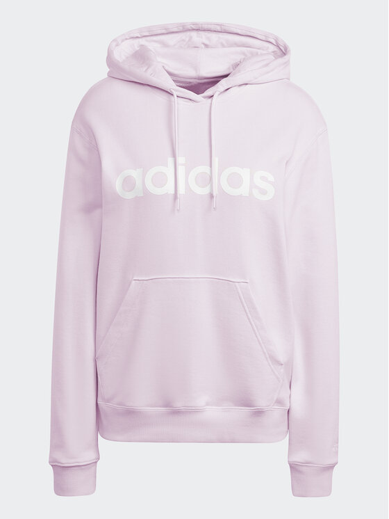 adidas adidas Суитшърт Essentials Linear Hoodie IL3343 Розов Regular Fit