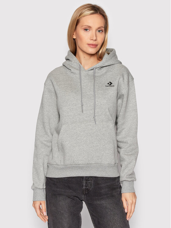 womens grey converse hoodie
