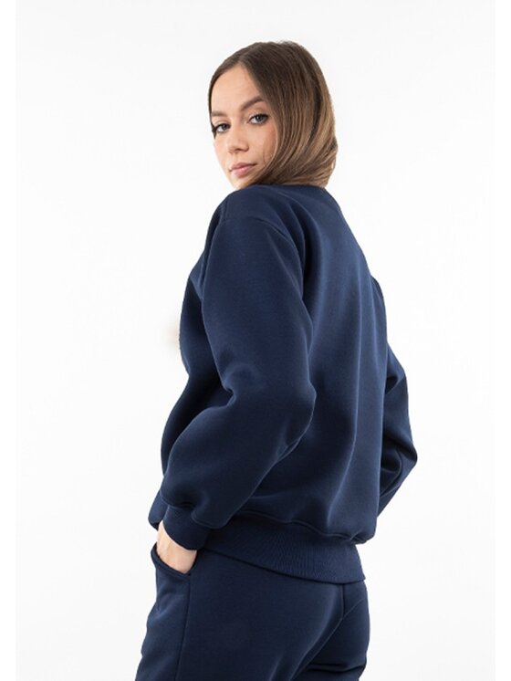 DKaren Sport DKaren Sport Bluza BRehema Granatowy Classic Fit