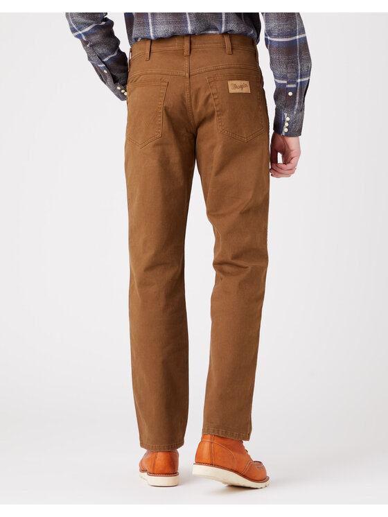 Wrangler Wrangler Jeansy TEXAS Brązowy Straight Fit