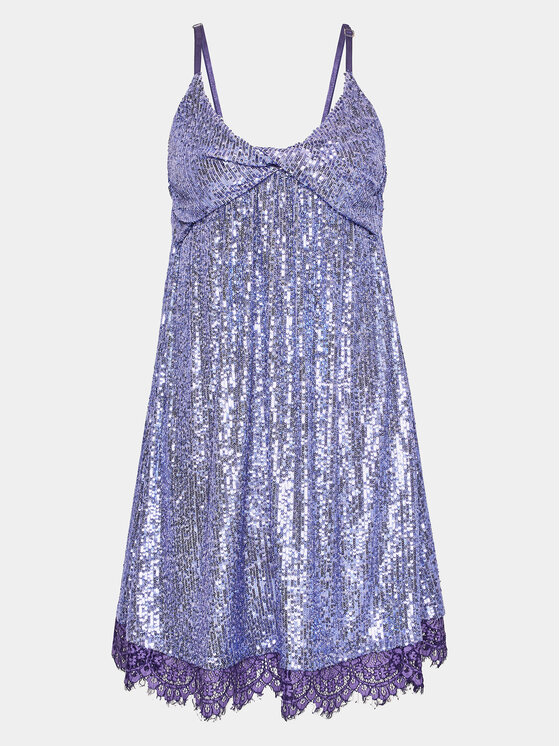 Please Please Coctailkleid A1OESE0000 Violett Relaxed Fit