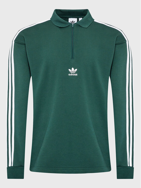 Felpa adicolor 3 Stripes HK7426 Verde Relaxed Fit