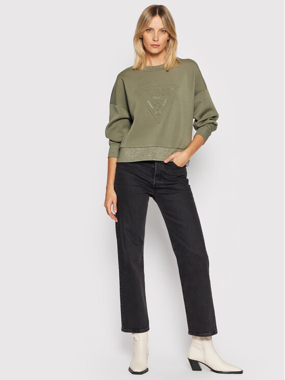 Felpa Corina W1BQ04 K7UW2 Verde Relaxed Fit