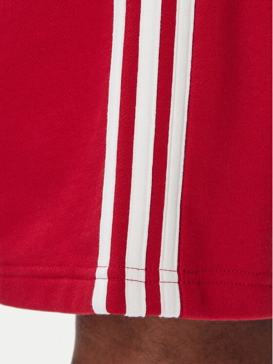 adidas adidas Szorty sportowe 3-Stripes Shorts KE1692 Czerwony Regular Fit