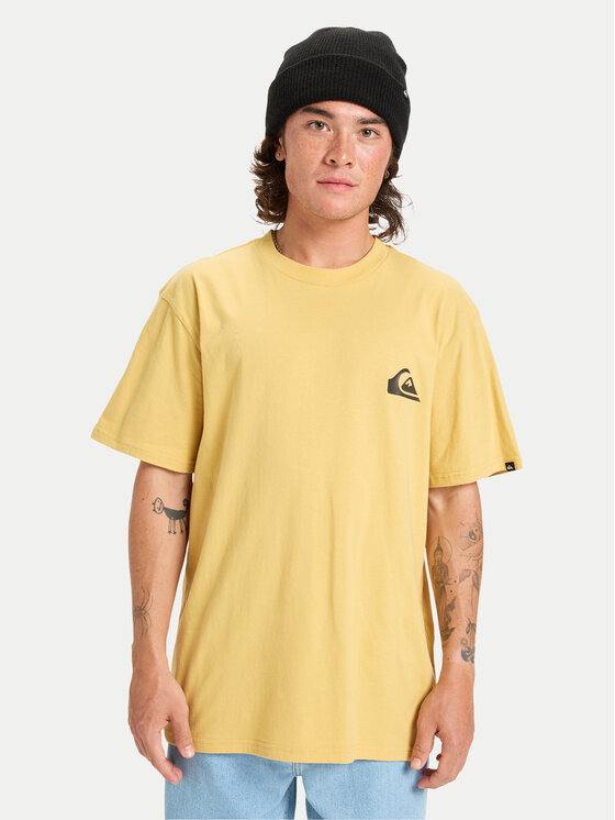 Quiksilver Tricou Ev Mini Logo Ss EQYZT08181 Bej Regular Fit