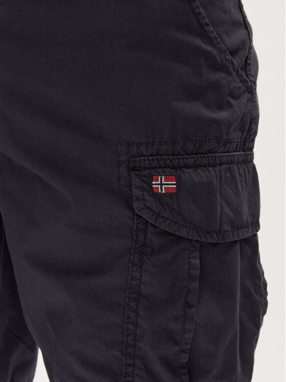 Napapijri Napapijri Шорти з тканини Noto 2.0 NP0A4HOQ Cиній Regular Fit
